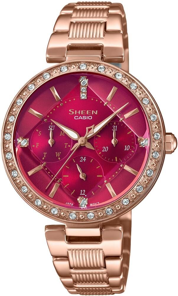 Casio She-3068Pg-4Budf Sheen Kadın Kol Saati