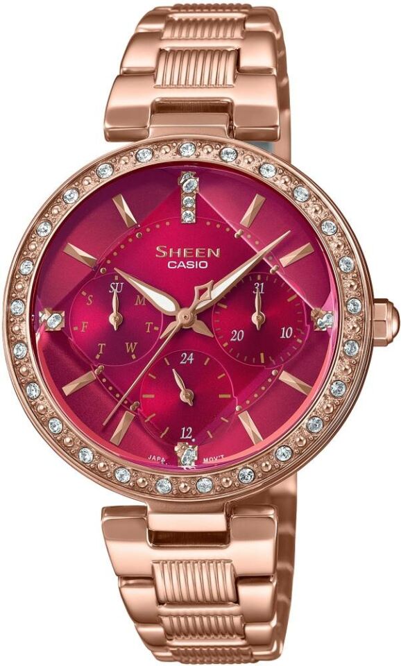 Casio She-3068Pg-4Budf Sheen Kadın Kol Saati