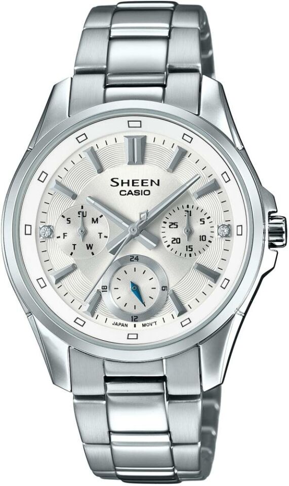Casio She-3060D-7Audr Sheen Kadın Kol Saati