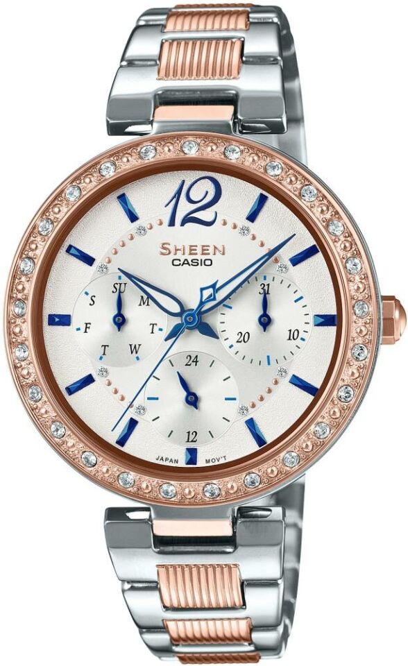 Casio She-3065Spg-7Budf Sheen Kadın Kol Saati