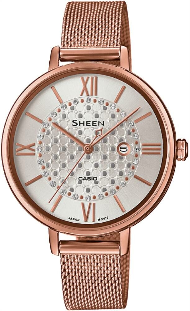 Casio She-4059Pgm-7Audf Sheen Kadın Kol Saati