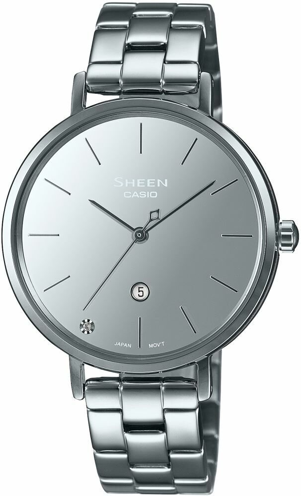 Casio She-4544D-7Audf Sheen Kadın Kol Saati