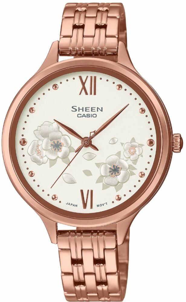 Casio She-4551Pg-7Audf Sheen Kadın Kol Saati
