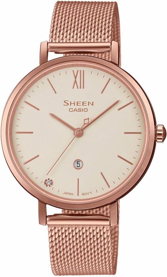 Casio She-4539Cgm-4Audf Sheen Kadın Kol Saati
