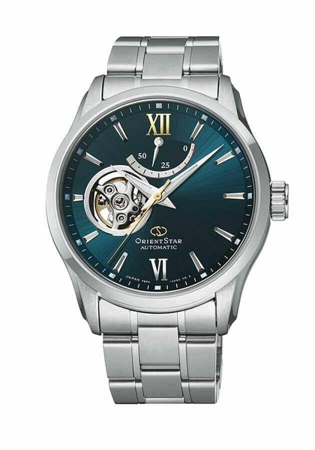 Orient RE-AT0002E00B Kurmalı Otomatik Çelik Gri Yeşil 10 Atm 40 Mm Erkek Kol Saati