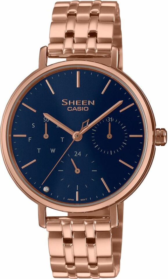 Casio She-4541Pg-2Audf Sheen Kadın Kol Saati