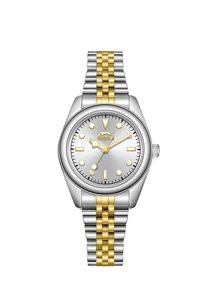 Slazenger SL.09.2424.3.04 Quartz Çelik Altın/Gri 25 Mm Kadın Kol Saati