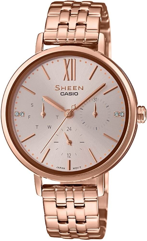 Casio She-3064Pg-4Audf Sheen Kadın Kol Saati