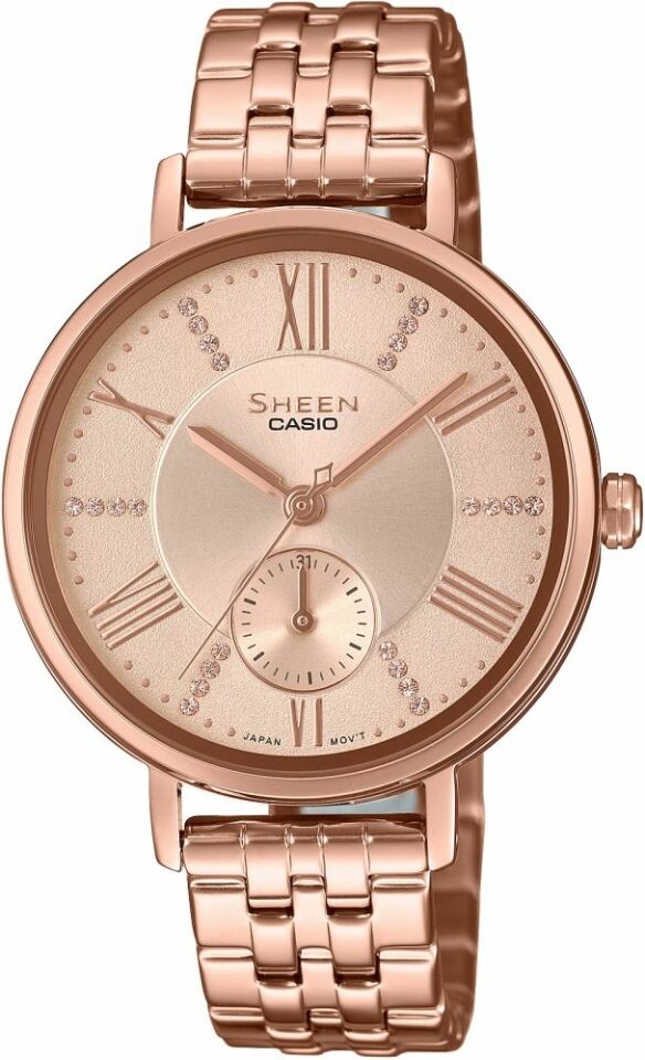 Casio She-3066Pg-4Audf Sheen Kadın Kol Saati