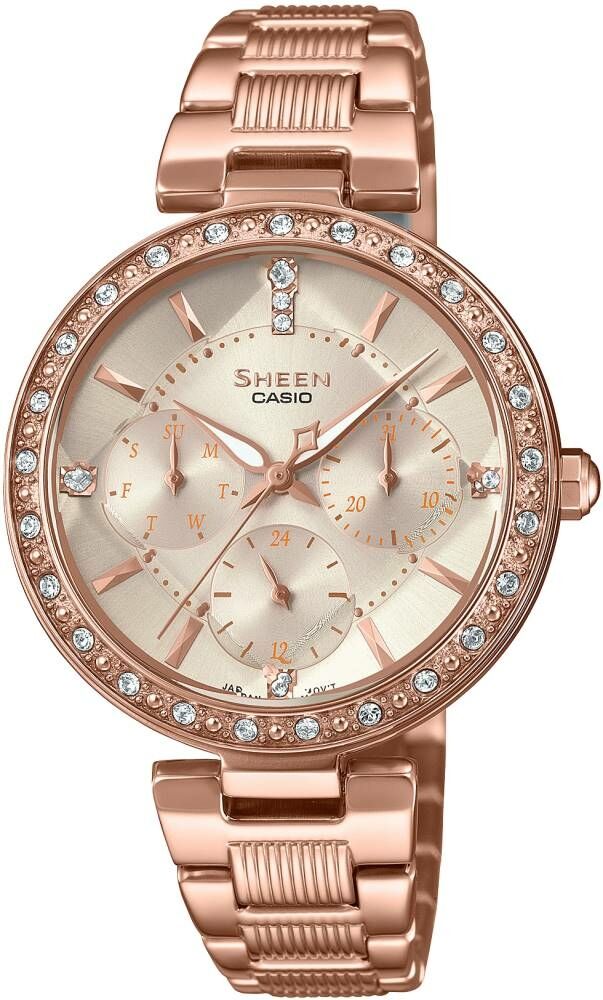 Casio She-3068Pg-4Audf Sheen Kadın Kol Saati