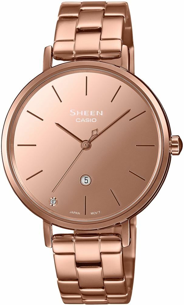 Casio She-4544Pg-4Audf Sheen Kadın Kol Saati
