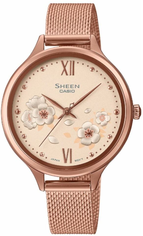 Casio She-4551Pgm-4Audf Sheen Kadın Kol Saati