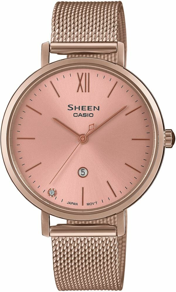 Casio She-4539Cm-4Audf Sheen Kadın Kol Saati