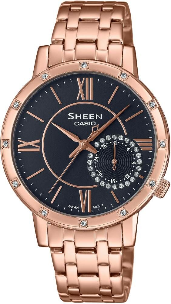 Casio She-3046Pg-8Audr Sheen Kadın Kol Saati
