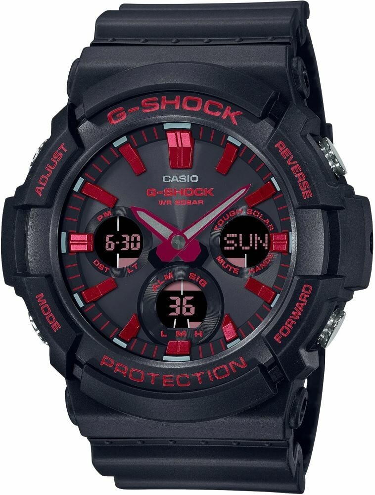 Casio Gas-100Bnr-1Adr G-Shock Erkek Kol Saati