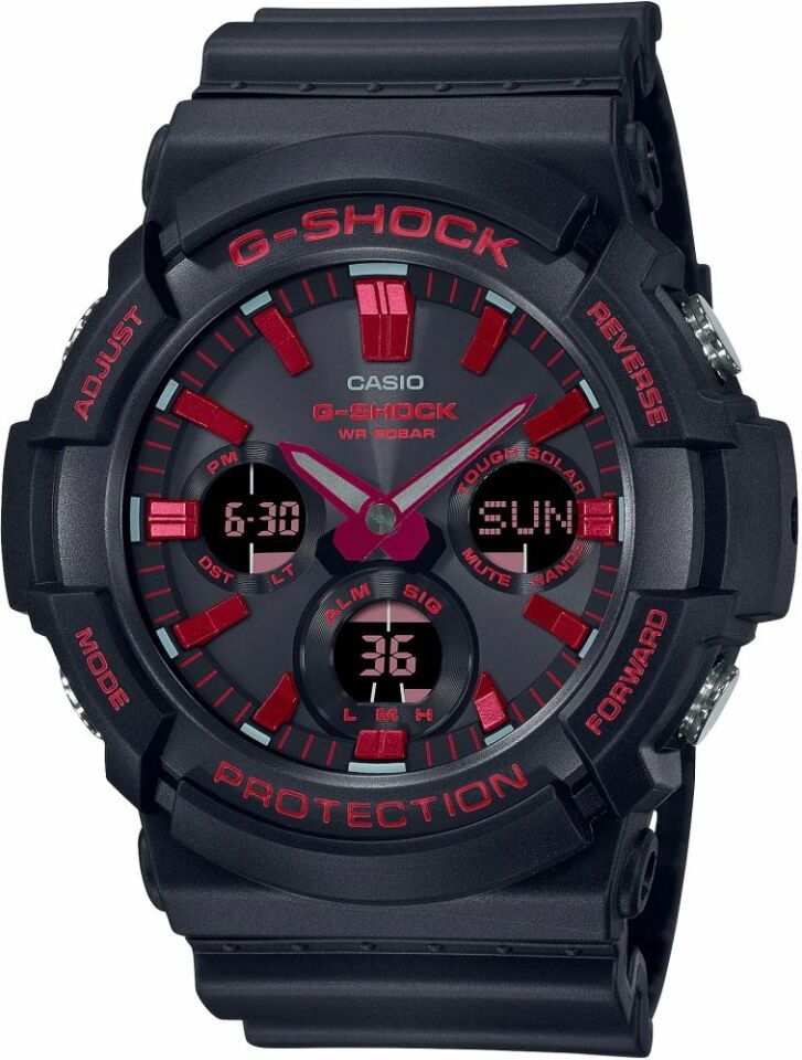 Casio Gas-100Bnr-1Adr G-Shock Erkek Kol Saati