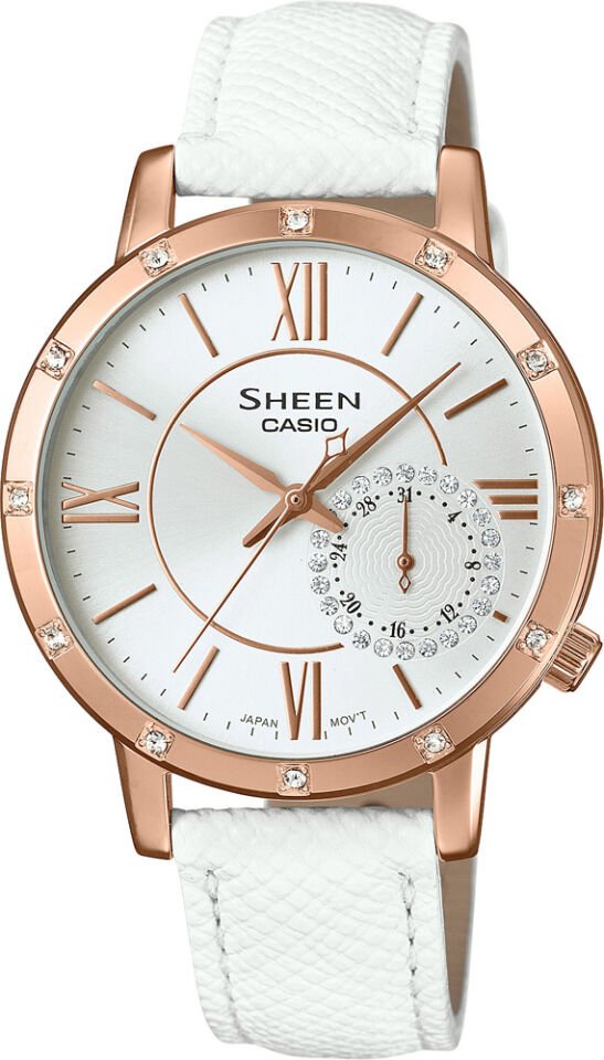 Casio She-3046Glp-7Audr Sheen Kadın Kol Saati