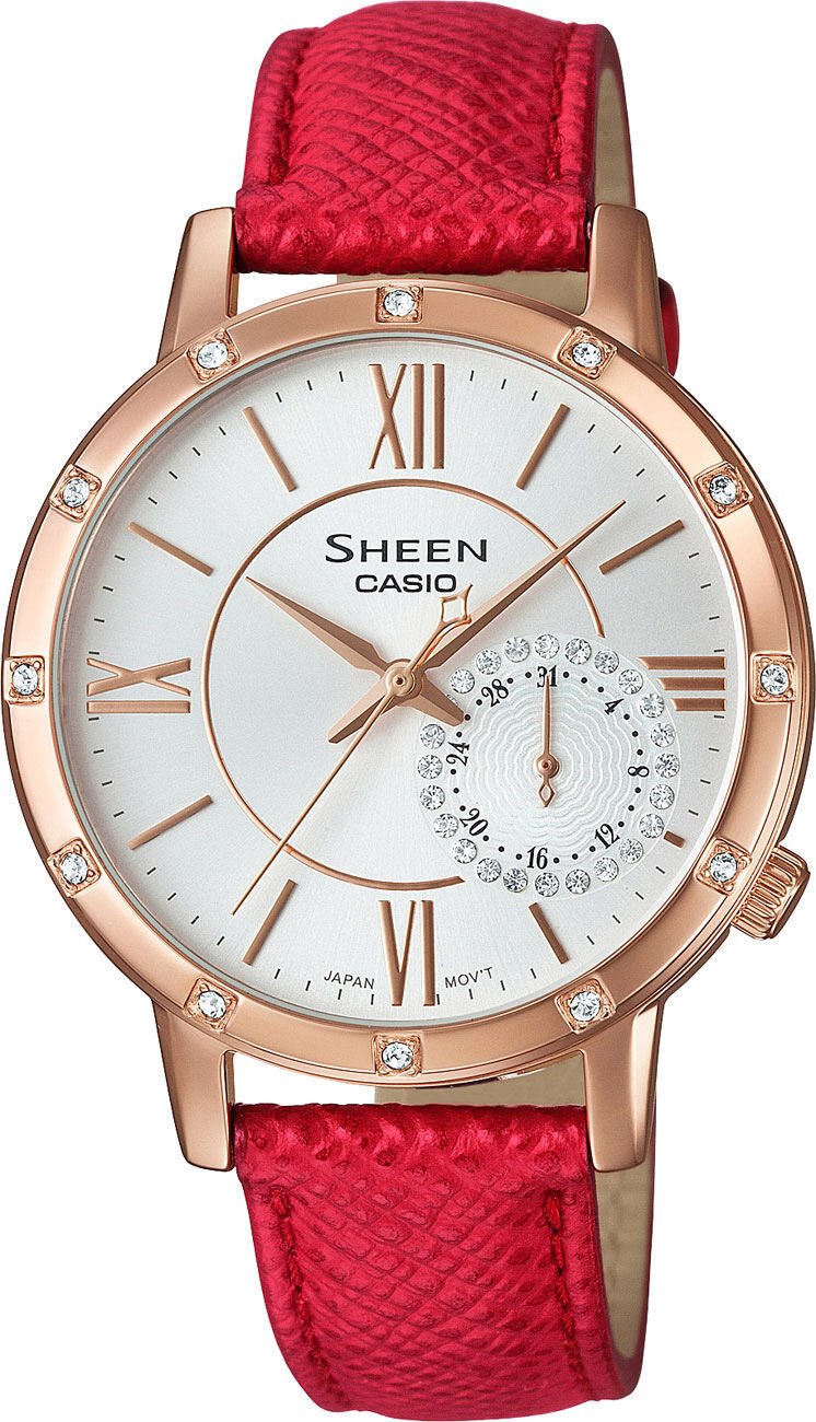 Casio She-3046Glp-7Budr Sheen Kadın Kol Saati