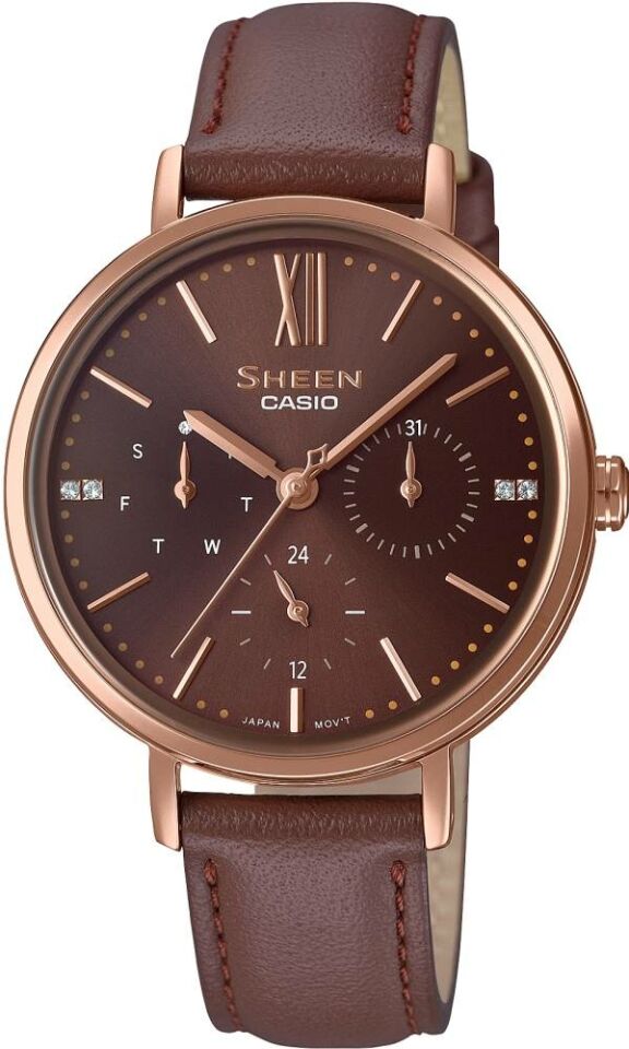 Casio She-3064Pgl-5Audf Sheen Kadın Kol Saati