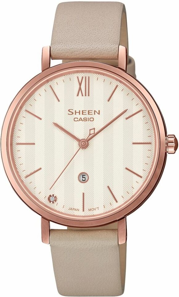 Casio She-4539Cgl-7Audf Sheen Kadın Kol Saati