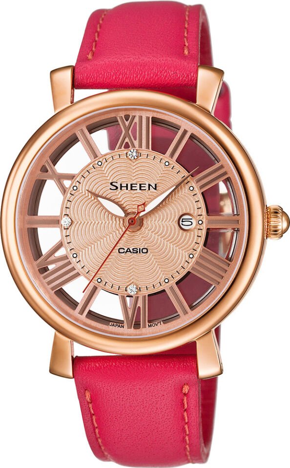 Casio She-4047Ltd-4Audr Sheen Kadın Kol Saati
