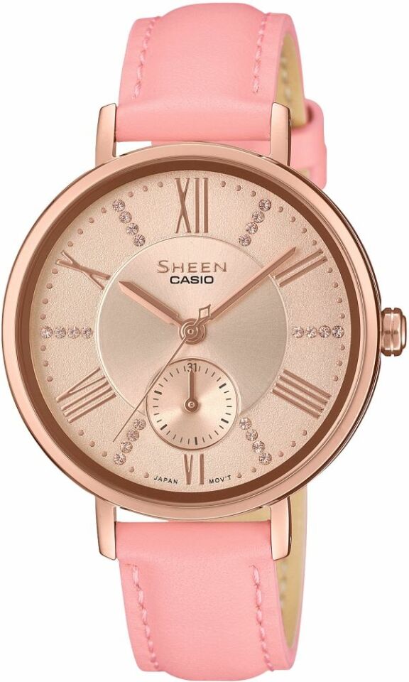 Casio She-3066Pgl-4Audf Sheen Kadın Kol Saati