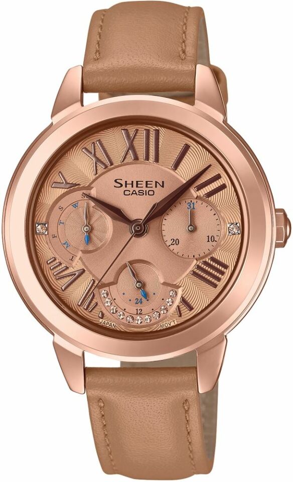 Casio She-3059Pgl-5Audr Sheen Kadın Kol Saati