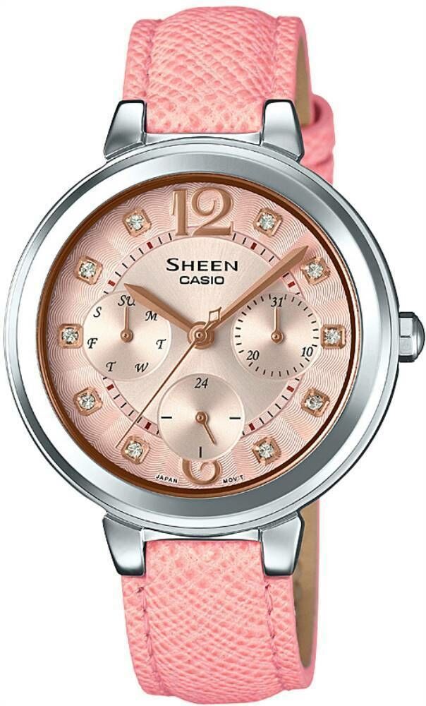 Casio She-3048L-4Audr Sheen Kadın Kol Saati