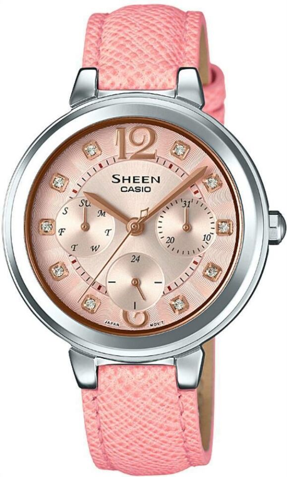 Casio She-3048L-4Audr Sheen Kadın Kol Saati