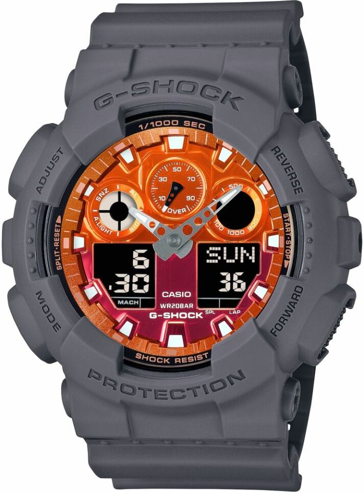 Casio Ga-100Fl-8Adr G-Shock Erkek Kol Saati