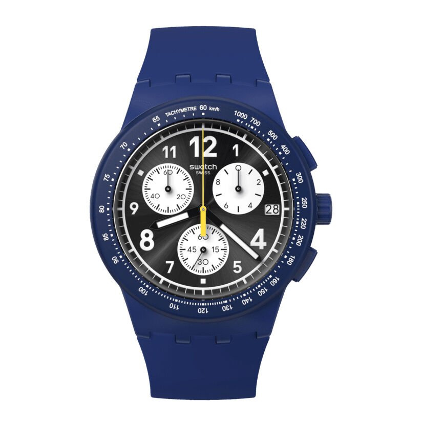 Swatch Nothing Basic About Blue Erkek Kol Saati Susn418