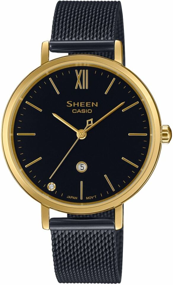 Casio She-4539Bgm-1Audf Sheen Kadın Kol Saati