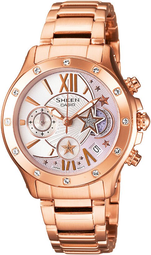 Casio Shn-5508Gd-7Adr Sheen Kadın Kol Saati