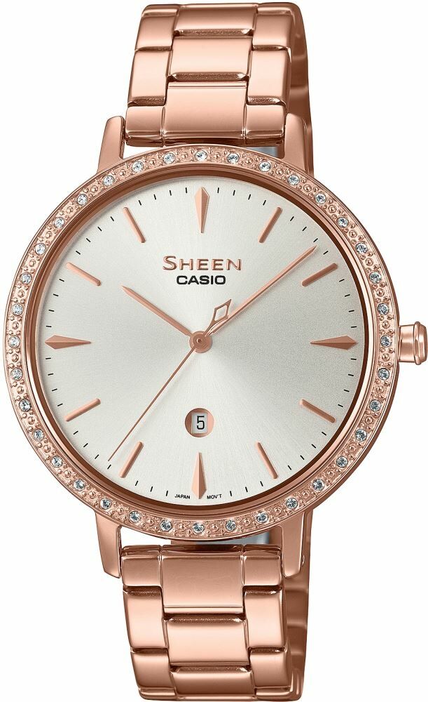 Casio She-4535Ypg-7Audf Sheen Kadın Kol Saati