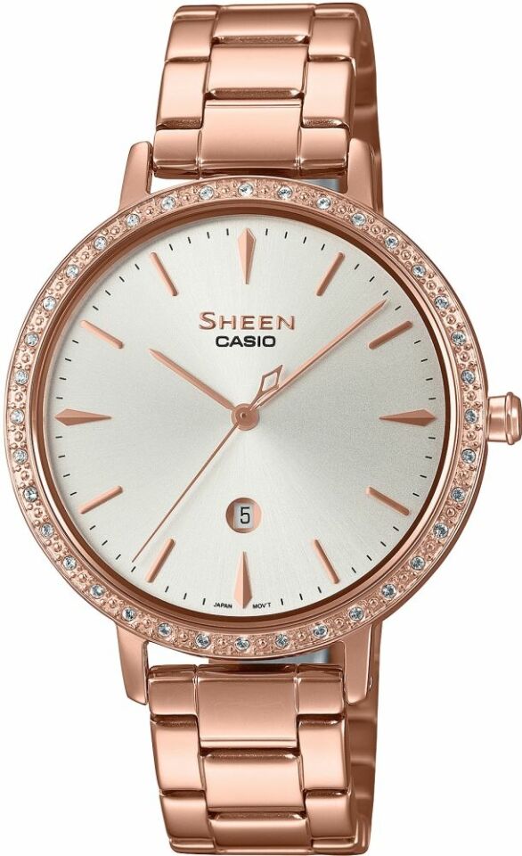 Casio She-4535Ypg-7Audf Sheen Kadın Kol Saati