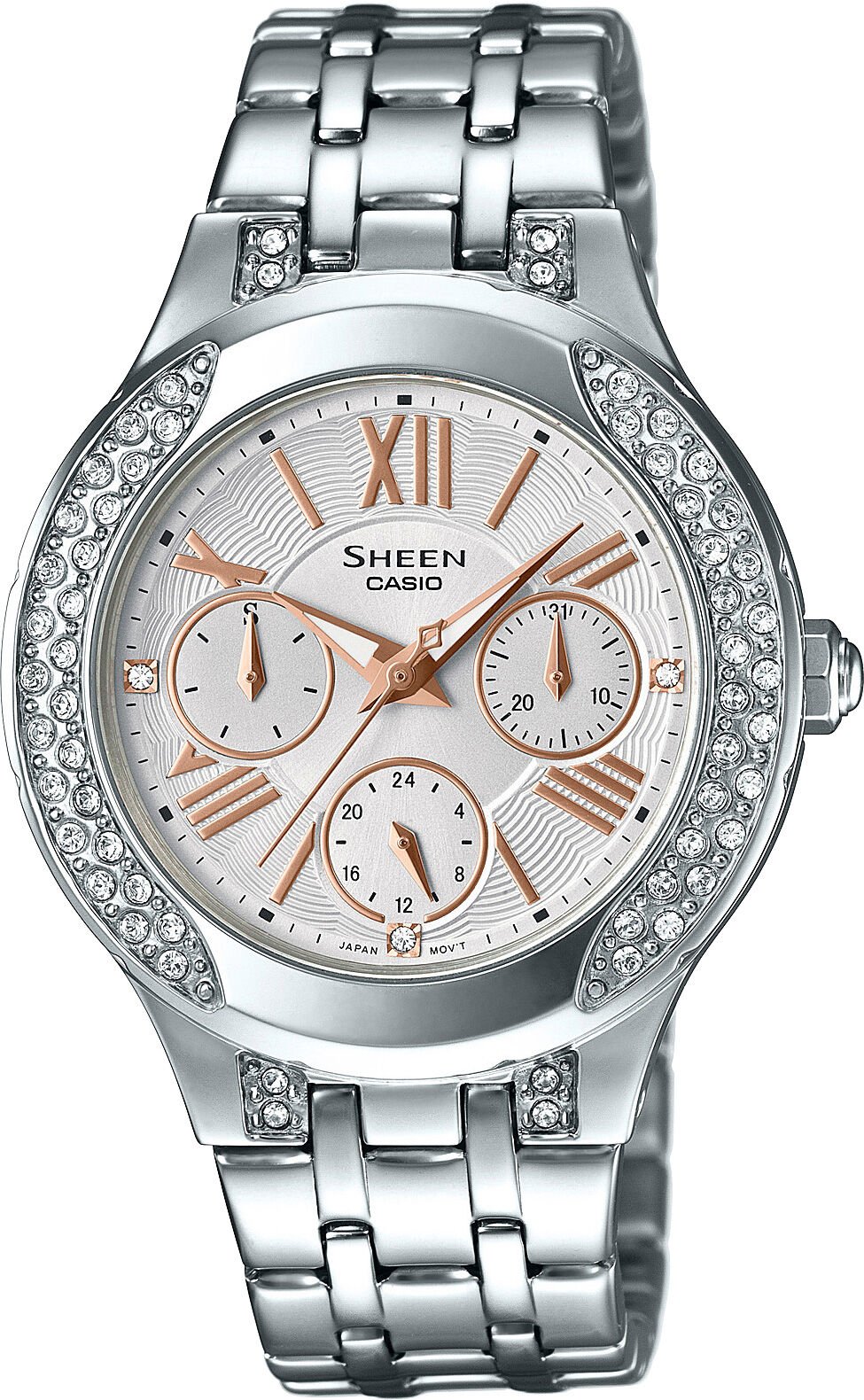 Casio She-3809D-7Audr Sheen Kadın Kol Saati