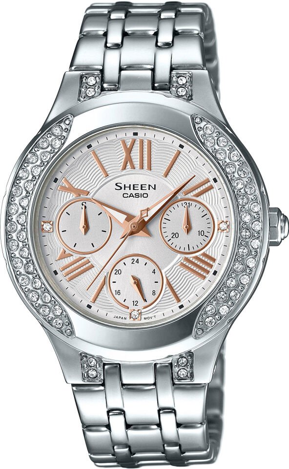 Casio She-3809D-7Audr Sheen Kadın Kol Saati