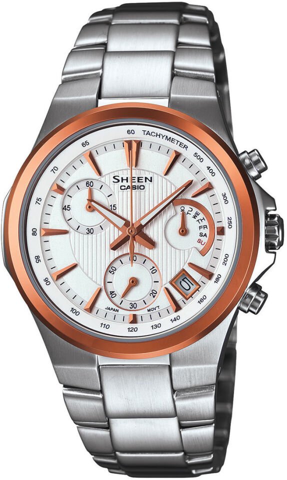 Casio She-5019Sg-7Adr Sheen Kadın Kol Saati