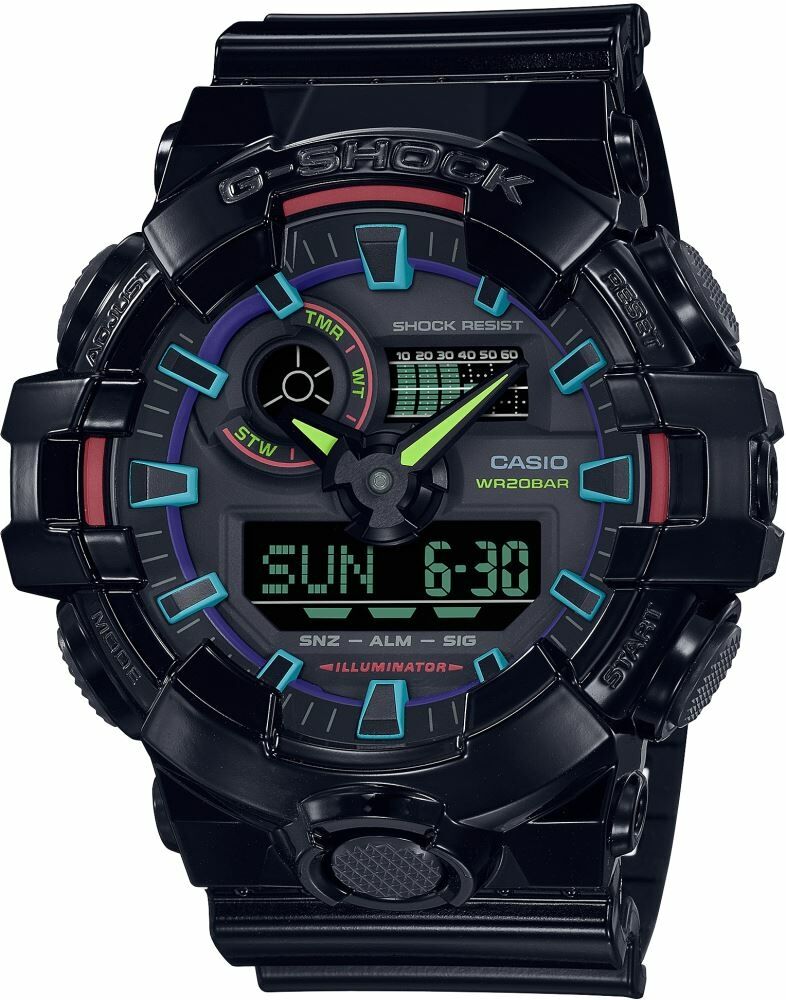 Casio Ga-700Rgb-1Adr G-Shock Erkek Kol Saati