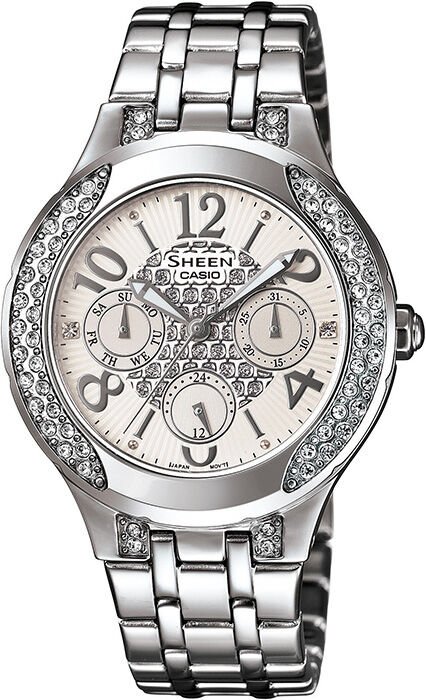 Casio She-3803D-7Audr Sheen Kadın Kol Saati