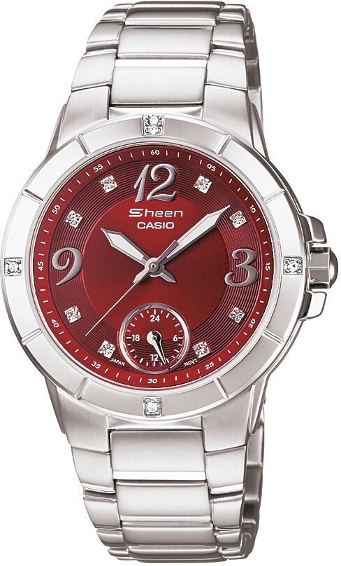 Casio Shn-3018D-4Adr Sheen Kadın Kol Saati
