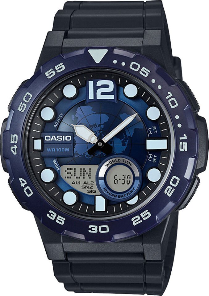 Casio Aeq-100W-2Avdf Digital Erkek Kol Saati