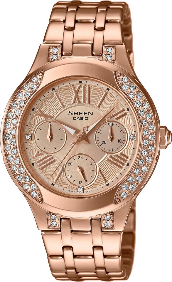Casio She-3809Pg-9Audr Sheen Kadın Kol Saati