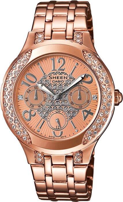 Casio She-3803Pg-9Audr Sheen Kadın Kol Saati