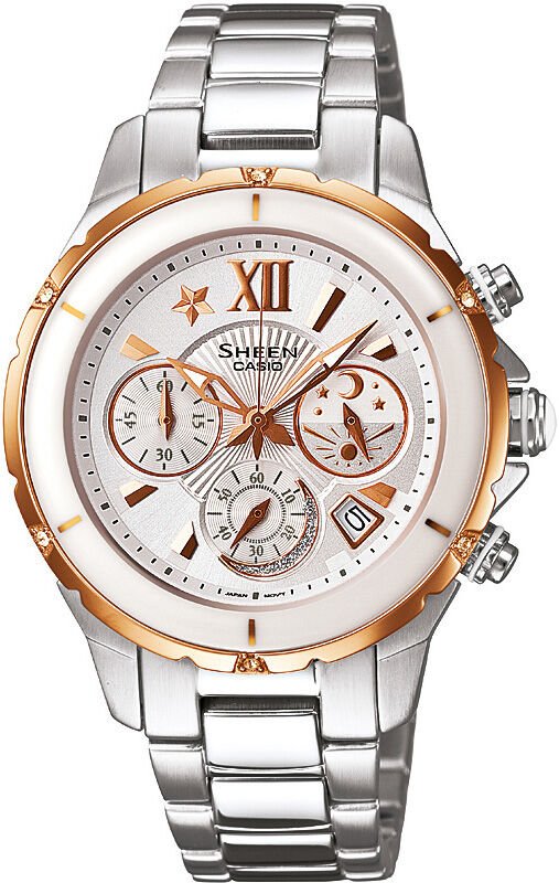 Casio She-5512Sg-7Adf Sheen Kadın Kol Saati