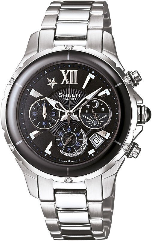 Casio She-5512D-1Adf Sheen Kadın Kol Saati