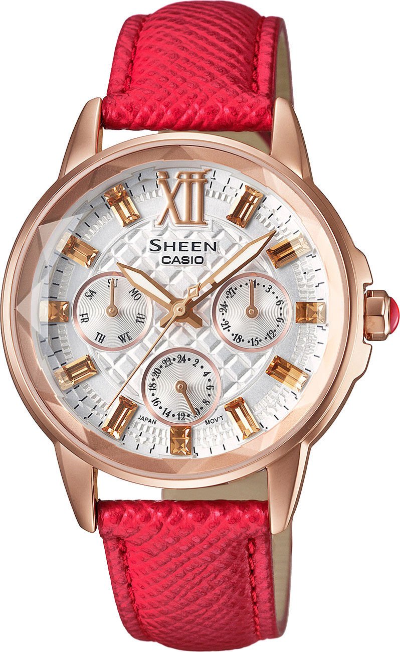 Casio She-3029Pgl-7Audr Sheen Kadın Kol Saati