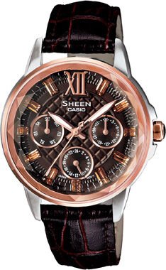 Casio She-3029Gl-5Audr Sheen Kadın Kol Saati