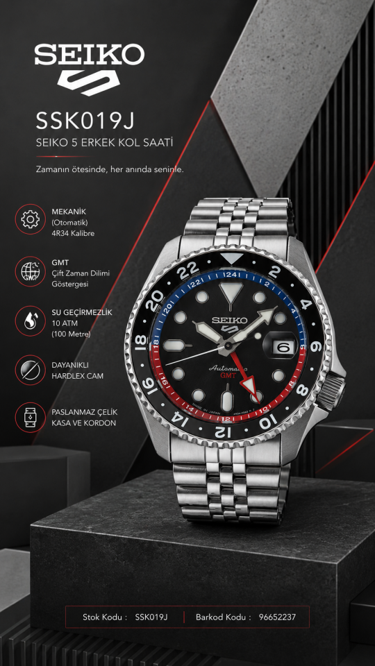 Seiko SSK019J Seiko 5 SSK019J Erkek Kol Saati