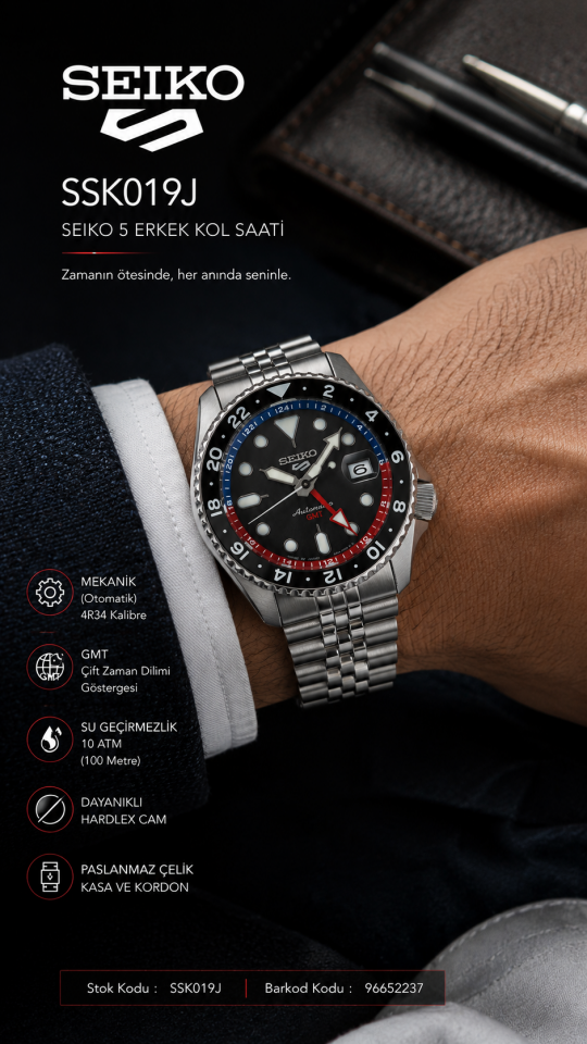 Seiko SSK019J Seiko 5 SSK019J Erkek Kol Saati
